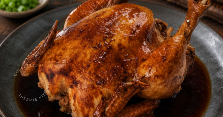 Soy-Braised Whole Chicken in the Thermomix®