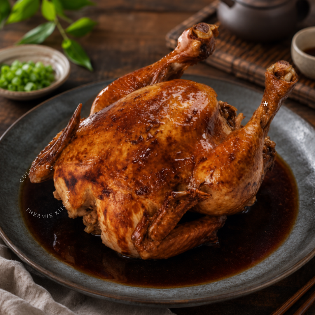 Soy-Braised Whole Chicken in the Thermomix®