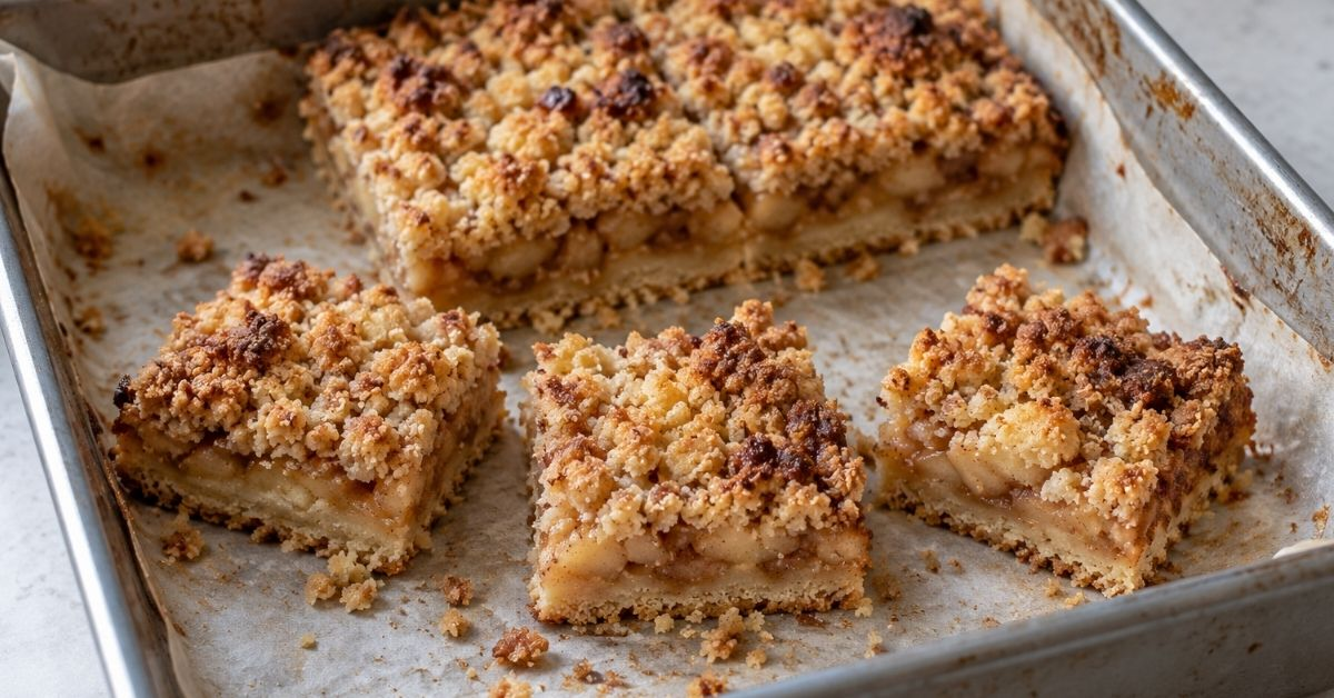 Thermomix® Apple Crumble Bars